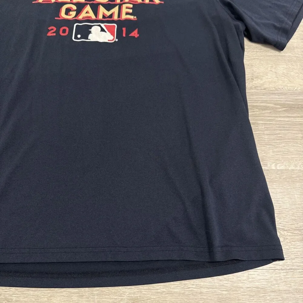 Minnesota Twins Shirt 2014 MLB All Star Game Nike Dri-FIT Men's Black XL